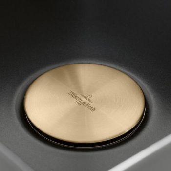  - VILLEROY&BOCH Osłona odpływu zlewozmywaka kolor złoty 96241503 - 96241503 - Łazienki Szydłowski