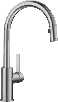  - BLANCO CANDOR-S bateria kuchenna z wyciąganą wylewką stal szlachetna szczotkowana 523121 - 523121 - Łazienki Szydłowski