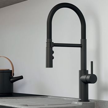  - BLANCO CATRIS-S Flexo bateria kuchenna czarny mat 525793 - 525793 - Łazienki Szydłowski