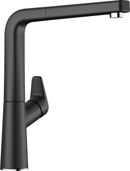  - BLANCO AVONA-S bateria kuchenna z wyciąganą wylewką czarny 526170 - 526170 AS - Łazienki Szydłowski