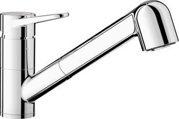  - BLANCO WEGA-S II bateria kuchenna z wyciąganą wylewką chrom 526416 - 526416 - Łazienki Szydłowski