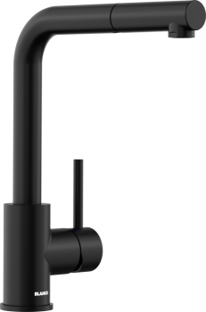  - BLANCO MILA-S bateria kuchenna z wyciąganą wylewką czarny mat 526660 - 526660 - Łazienki Szydłowski