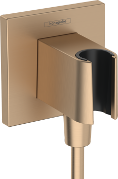  - HANSGROHE FixFit E Przyłącze węża z uchwytem prysznicowym brąz szczotkowany 26889140 - 26889140 - Łazienki Szydłowski