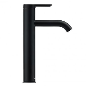 - DURAVIT C.1 bateria umywalkowa L, bez korka automatycznego, czarny mat C11030002046 - C11030002046 - Łazienki Szydłowski