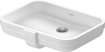  - DURAVIT Soleil by Starck Umywalka podblatowa 49x40,5 cm, z przelewem, biały połusk z powłoka wondergliss 03974900601 - 03974900601 - Łazienki Szydłowski