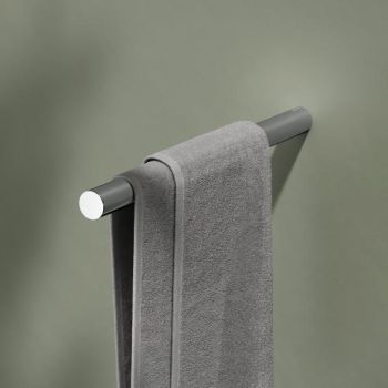 - KEUCO REVA Wieszak na ręcznik jednoramienny, nieruchomy 340 mm chrom 12822010000 - 12822010000 - Łazienki Szydłowski