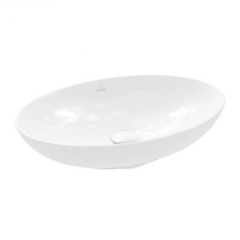  - VILLEROY&BOCH Loop&Friends Umywalka nablatowa 56 x 38cm, biały mat CeramicPlus 4A4700RW - 4A4700RW - Łazienki Szydłowski