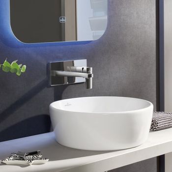 - VILLEROY&BOCH Architectura Umywalka stojąca na blacie, 45 x 45 cm, biała 5A254501 - 5A254501 - Łazienki Szydłowski