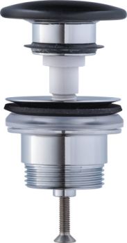  - DURAVIT Zawór Push-Open do umywalek z przelewem, korek ceramiczny antracyt mat 0050791300 - 0050791300 - Łazienki Szydłowski