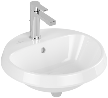 - VILLEROY&BOCH Architectura Umywalka wpuszczana w blat, 45x45x17 cm, biała z powłoką CeramicPlus 5A6546R1 - 5A6546R1 - Łazienki Szydłowski