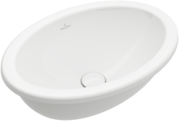 - Villeroy&Boch Loop&Friends umywalka wpuszczana w blat bez przelewu 50,5 x 36 cm biała 4A610101 - 4A610101 - Łazienki Szydłowski