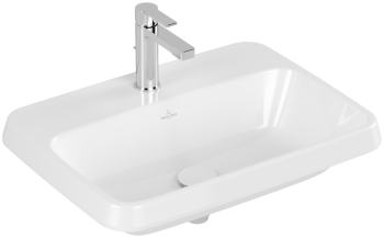 - VILLEROY&BOCH Architectura umywalka wpuszczana w blat, bez przelewu 60 x 45 biała 5A676101 - 5A676101 - Łazienki Szydłowski