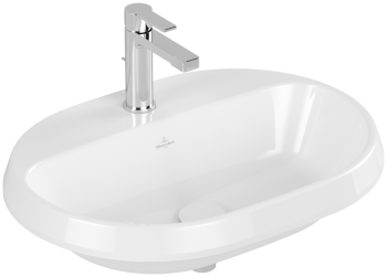 - Villeroy&Boch Architectura umywalka wpuszczana w blat, bez przelewu 60 x 45 cm biała 5A666101 - 5A666101 - Łazienki Szydłowski