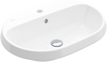 - VILLEROY&BOCH Architectura umywalka wpuszczana w blat, z przelewem 60x45cm biała z powłoką ceramic plus 5A6660R1 - 5A6660R1 - Łazienki Szydłowski