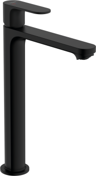  - HANSGROHE Rebris S bateria umywalkowa wysoka CoolStart, EcoSmart z kompletem odpływowym czarny mat 72590670 - 72590670 - Łazienki Szydłowski