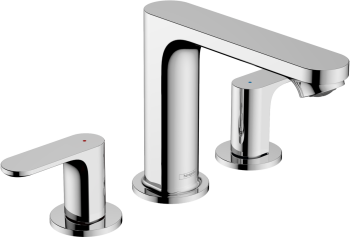  - HANSGROHE Rebris S, 3-otworowa bateria umywalkowa z kompletem odpływowym chrom 72530000 - 72530000 - Łazienki Szydłowski