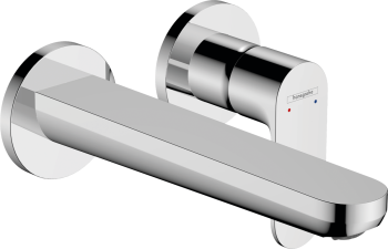  - HANSGROHE Rebris S, bateria umywalkowa ścienna z wylewką 20 cm, chrom 72528000 - 72528000 - Łazienki Szydłowski