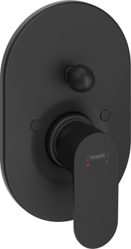  - HANSGROHE Rebris S bateria wannowo- prysznicowa element zewnętrzny czarny mat 72449670 - 72449670 - Łazienki Szydłowski