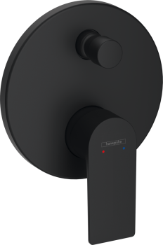 - HANSGROHE Rebris E bateria wannowa element zewnętrzny czarny mat 72468670 - 72468670 - Łazienki Szydłowski