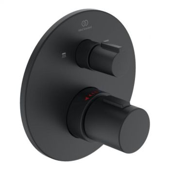  - Ideal Standard Ceratherm T100 termostat podtynkowy, 2-funkcyjny czarny mat  A5815XG - A5815XG - Łazienki Szydłowski