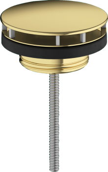  - HANSGROHE Umywalkowy zawór odpływowy nie zamykany złoty optyczny polerowany 50001990 - 50001990 - Łazienki Szydłowski