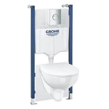 - GROHE-SOLIDO set 5-1 Bau Ceramic zestaw wc biały połysk 39900000 - 39900000 - Łazienki Szydłowski