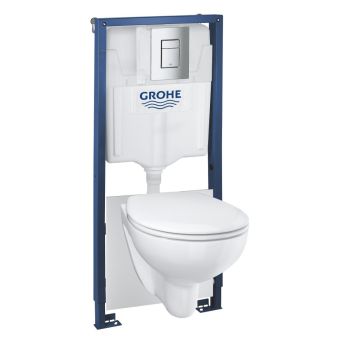 - GROHE-SOLIDO set 5-1 Bau Ceramic zestaw wc biały połysk 39586000 - 39586000 - Łazienki Szydłowski