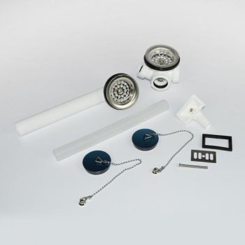  - Villeroy&Boch Zestaw przelewowy, 211x283x86,5 mm, chrom 94290061 - 94290061 - Łazienki Szydłowski