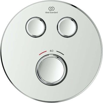  - IDEAL STANDARD CeraTherm Navigo bateria termostatyczna do 2 odbiorników chrom A7296AA - A7296AA - Łazienki Szydłowski