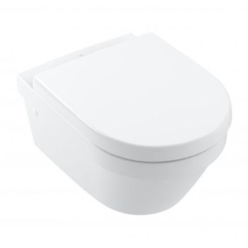 - VILLEROY&BOCH Architectura wc wisząca 37 x 53 cm białą z powłoką CeramicPlus 4694R0R1 - 4694R0R1 - Łazienki Szydłowski