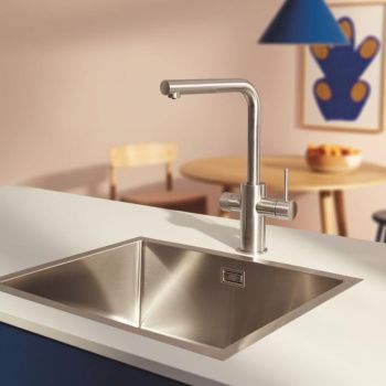  - GROHE-Blue Pure Minta Bateria do kuchni filtrująca z wyciąganą wylewką kolor stal nierdzewna 30601DC0 - 30601DC0 - Łazienki Szydłowski
