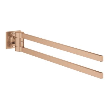 - GROHE- ALLURE podwójny wieszak na ręczniki brushed warm sunset 40342DL1 - 40342DL1 - Łazienki Szydłowski