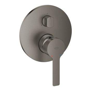 - GROHE-Lineare bateria do obsługi trzech wyjść wody kolor brushed hard graphite 24095AL1 - 24095AL1 - Łazienki Szydłowski