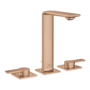 - GROHE- ALLURE Trzyotworowa bateria umywalkowa 143 mm brushed warm sunset 20188DL1 - 20188DL1 - Łazienki Szydłowski