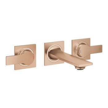 - GROHE- ALLURE Trzyotworowa bateria umywalkowa rozmiar S brushed warm sunset 20189DL2 - 20189DL2 - Łazienki Szydłowski