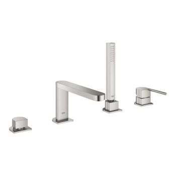 - GROHE-Plus 4-otworowa bateria wannowa kolor stal nierdzewna 29307DC3 - 29307DC3 - Łazienki Szydłowski