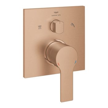 - GROHE-ALLURE Jednouchwytowa bateria do obsługi trzech wyjść wody brushed warm sunset 29176DL1 - 29176DL1 - Łazienki Szydłowski