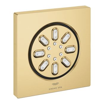 - GROHE-Rainshower AQUA Prysznic boczny kwadratowy, 2 strumienie brushed cool sunrise 26802GN0 - 26802GN0 - Łazienki Szydłowski