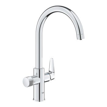 - GROHE-Blue Pure BauCurve Bateria kuchenna z funkcją filtrowania wody chrom 30580000 - 30580000 - Łazienki Szydłowski
