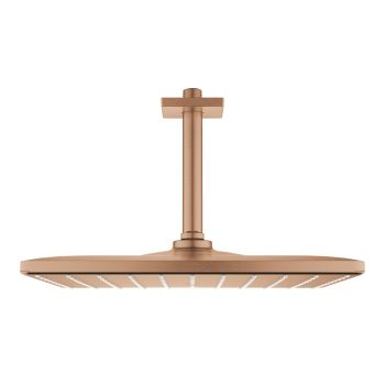 - GROHE-Rainshower Mono 310 deszczownica z ramieniem stropowym 14,2 cm brushed warm sunset 26566DL0 - 26566DL0 - Łazienki Szydłowski
