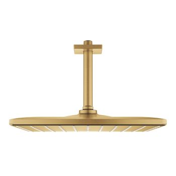 - GROHE-Rainshower Mono 310 deszczownica z ramieniem stropowym 14,2 cm brushed cool sunrise 26566GN0 - 26566GN0 - Łazienki Szydłowski