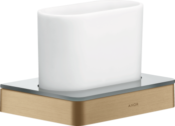 - Axor Universal Softsquare Kubek do mycia zębów brąz szczotkowany 42834140 - 42834140 - Łazienki Szydłowski
