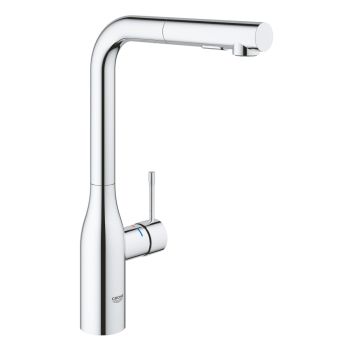 - GROHE-Essence bateria kuchenna z wyciąganą wylewką chrom 30504000 - 30504000 - Łazienki Szydłowski