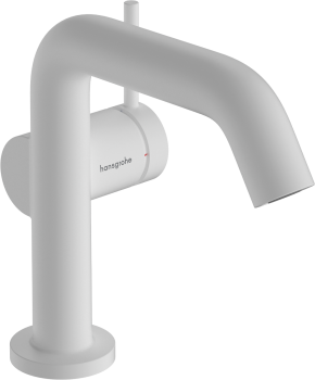  - HANSGROHE Tecturis S bateria umywalkowa 110 Fine, CoolStart z kompletem odpływowym Push-Open kolor biały mat 73320700 - 73320700 - Łazienki Szydłowski