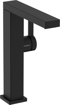  - HANSGROHE Tecturis E bateria umywalkowa 210 Fine CoolStart Ecosmart+ z obrotową wylewką i kompletem odpływowym Push-Open czarny mat 73060670 - 73060670 - Łazienki Szydłowski