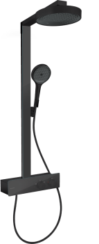  - Hansgrohe Rainfinity Komplet prysznicowy 250 1jet EcoSmart z ShowerTablet 350 czarny mat 28742670 - 28742670 - Łazienki Szydłowski