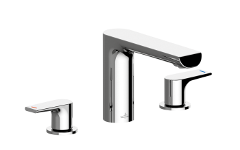 - Villeroy&Boch Liberty 3-otworowa bateria umywalkowa, chrom TVW10700700061 - TVW10700700061 - Łazienki Szydłowski