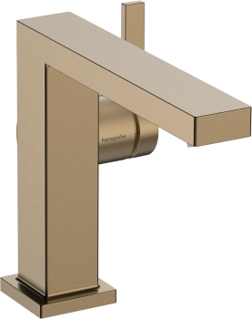 - HANSGROHE Tecturis E bateria umywalkowa  CoolStart z kompletem odpływowym kolor brąz szczotkowany 73023140 - 73023140 - Łazienki Szydłowski