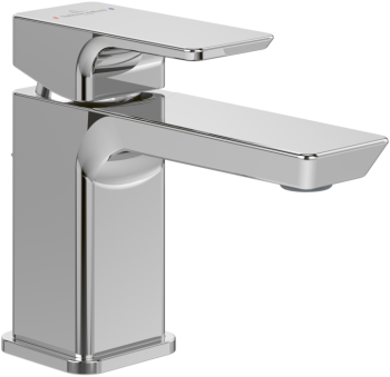 Villeroy&Boch Subway 3.0 mała bateria umywalkowa z zestawem odpływowym, chrom TVW11200100061 TVW11200100061 od 