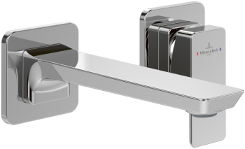 - Villeroy&Boch Subway 3.0  bateria umywalkowa ścienna, 19,4 cm chrom TVW11200700061 - TVW11200700061 - Łazienki Szydłowski